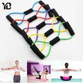 TPE 8 Word Fitness Yoga Gum - Gym Vigour