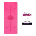 Yoga Mat With Position Line - Gym Vigour